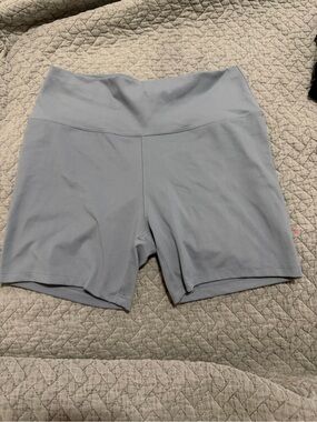 wild fable Light Blue High-Rise Athletic Bike Shorts
